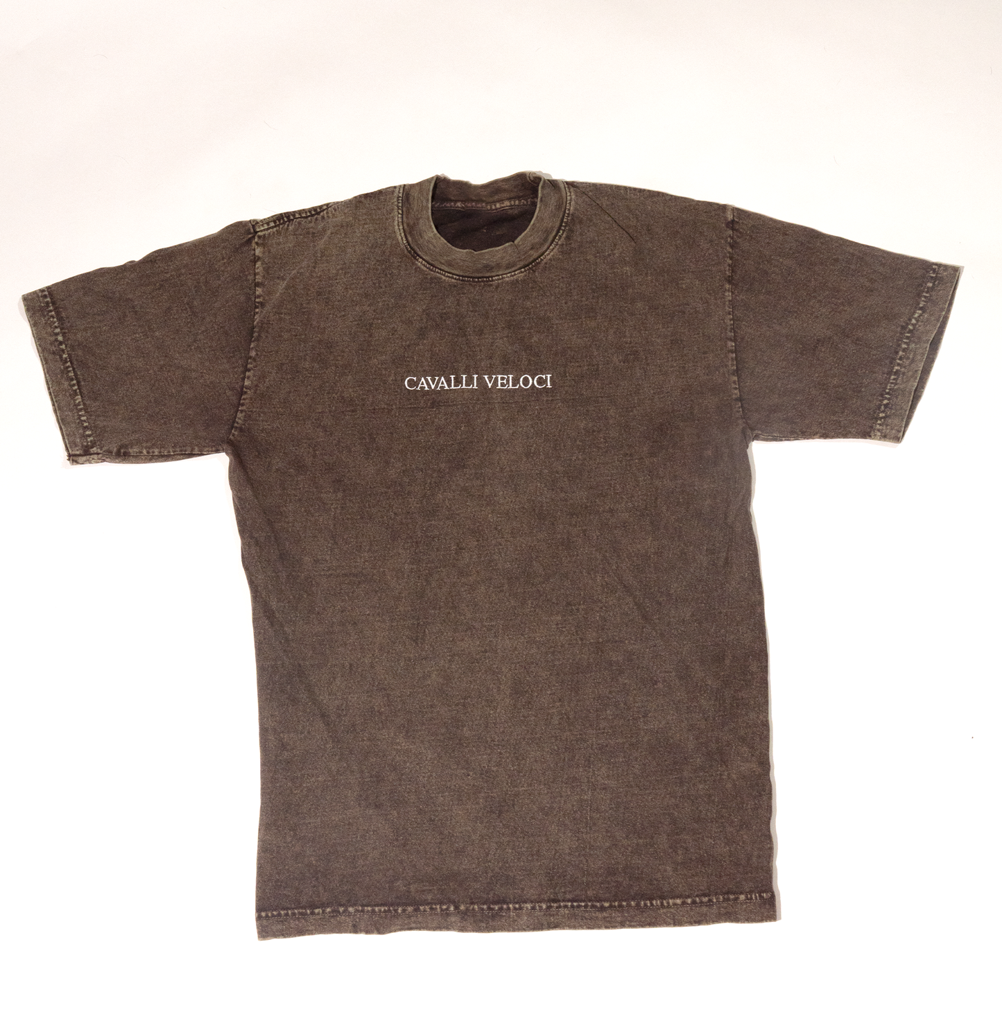 Cavalli Veloci Tee Cocoa Mineral Wash